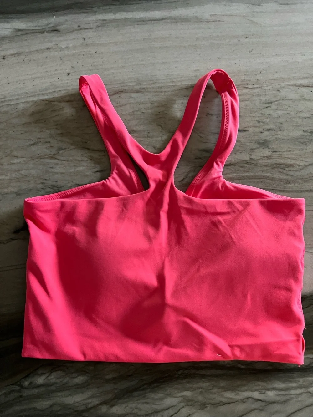 lululemon athletica Vibrant Pink Racerback Crop Sports Bra